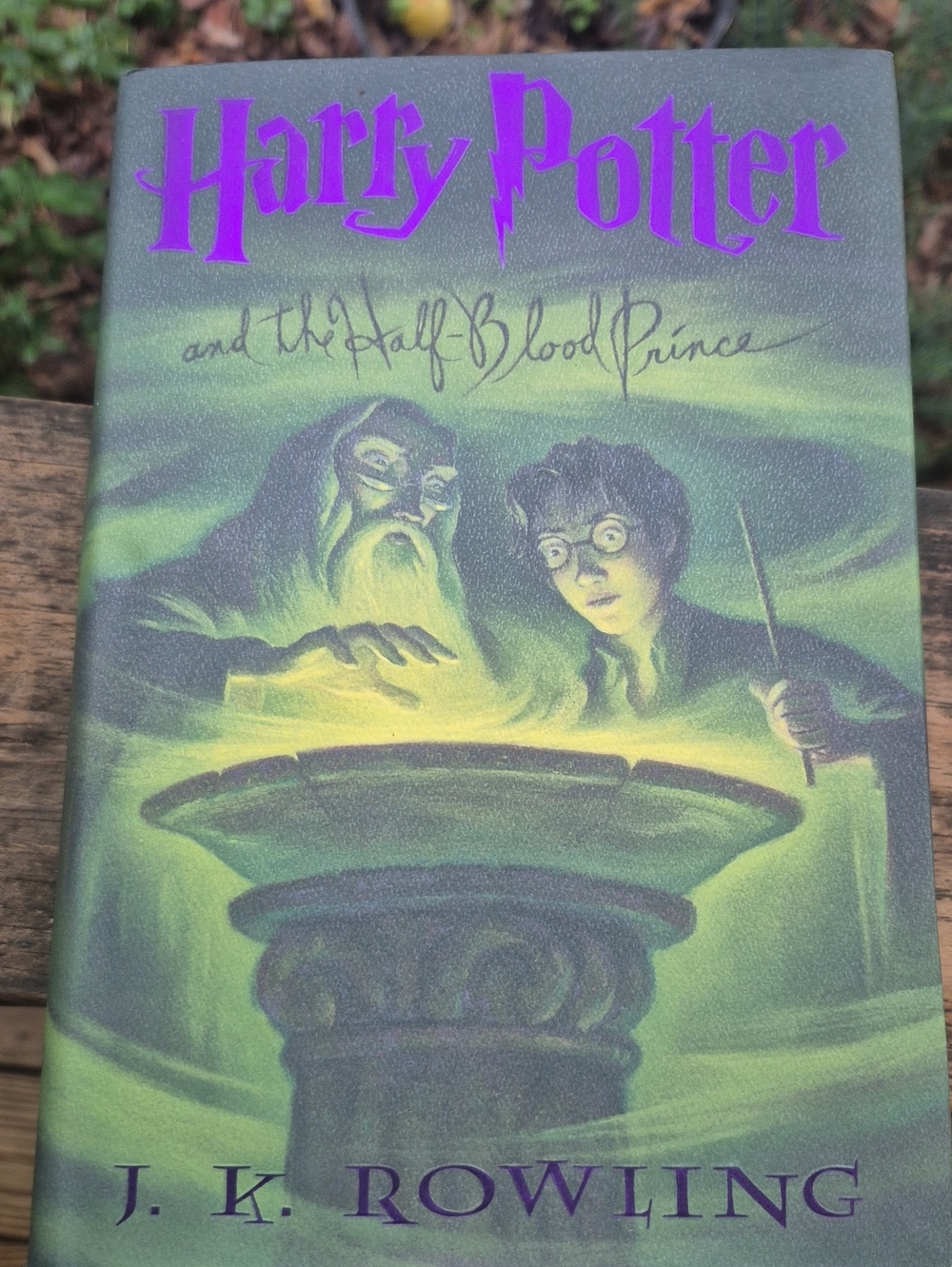 Harry Potter and the Half-Blood Prince — J.K. Rowling (Green & Purple Cover)